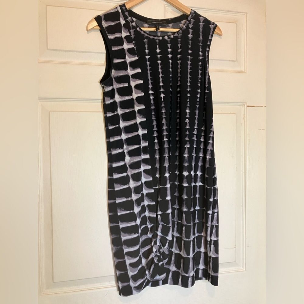 BCBG Max Azria dress, sleeveless, detail at hem, excellent condition, medium
